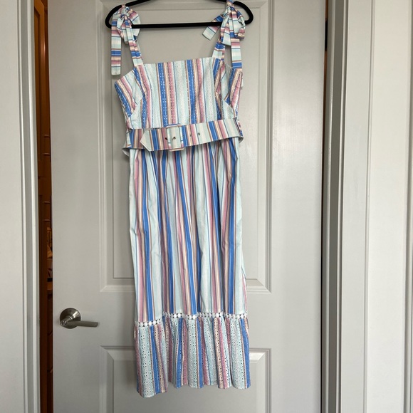 Shoshanna eyelit tie dress - Picture 1 of 3
